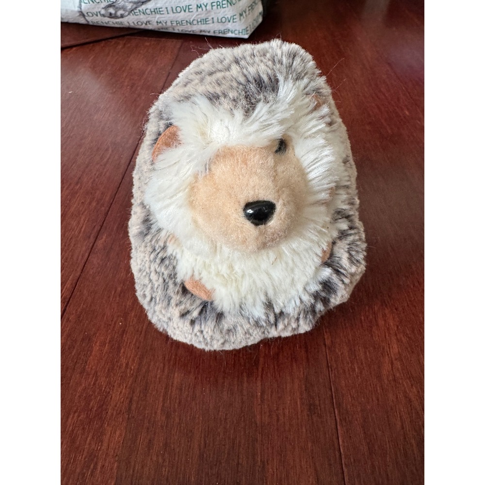 Douglas Cuddle Toys Hedgehog Plush Stuffed Animal Grey‎ White Brown 5 inch